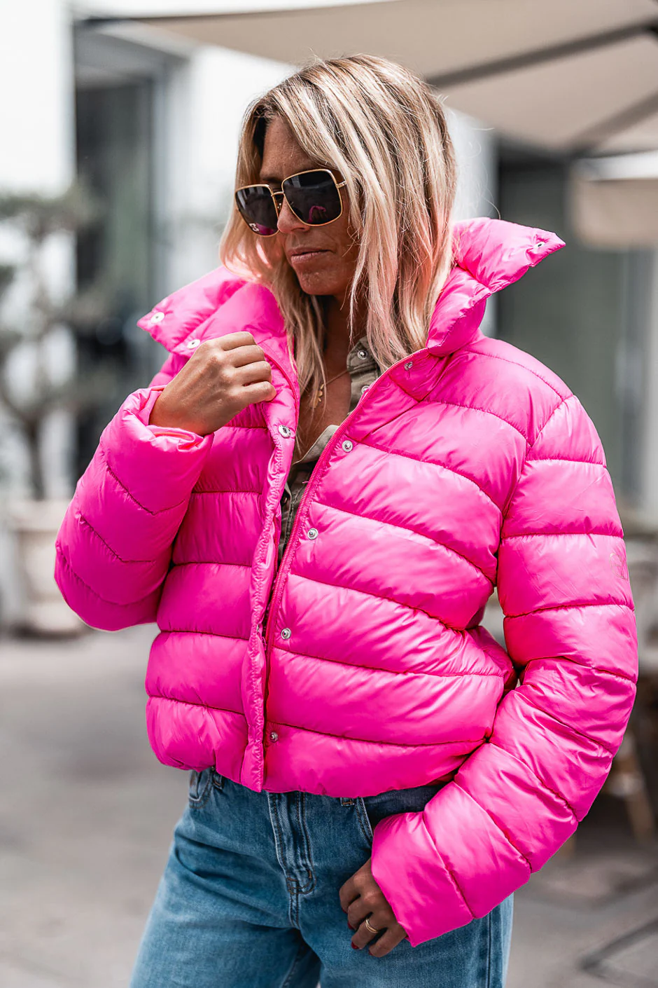 Doudoune Grungemama Luna rose - Image 6