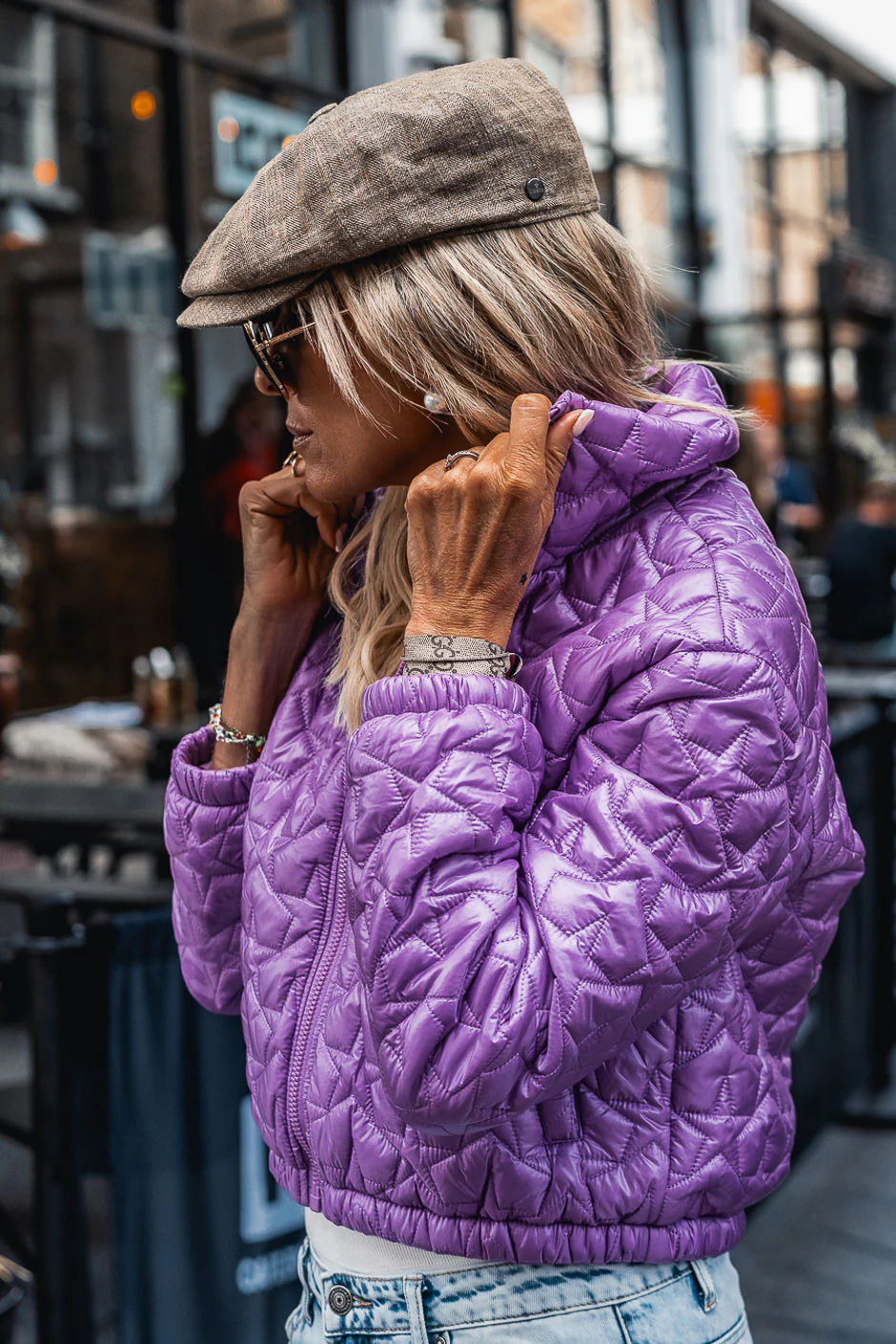 Doudoune Grungemama Yuna violet - Image 3