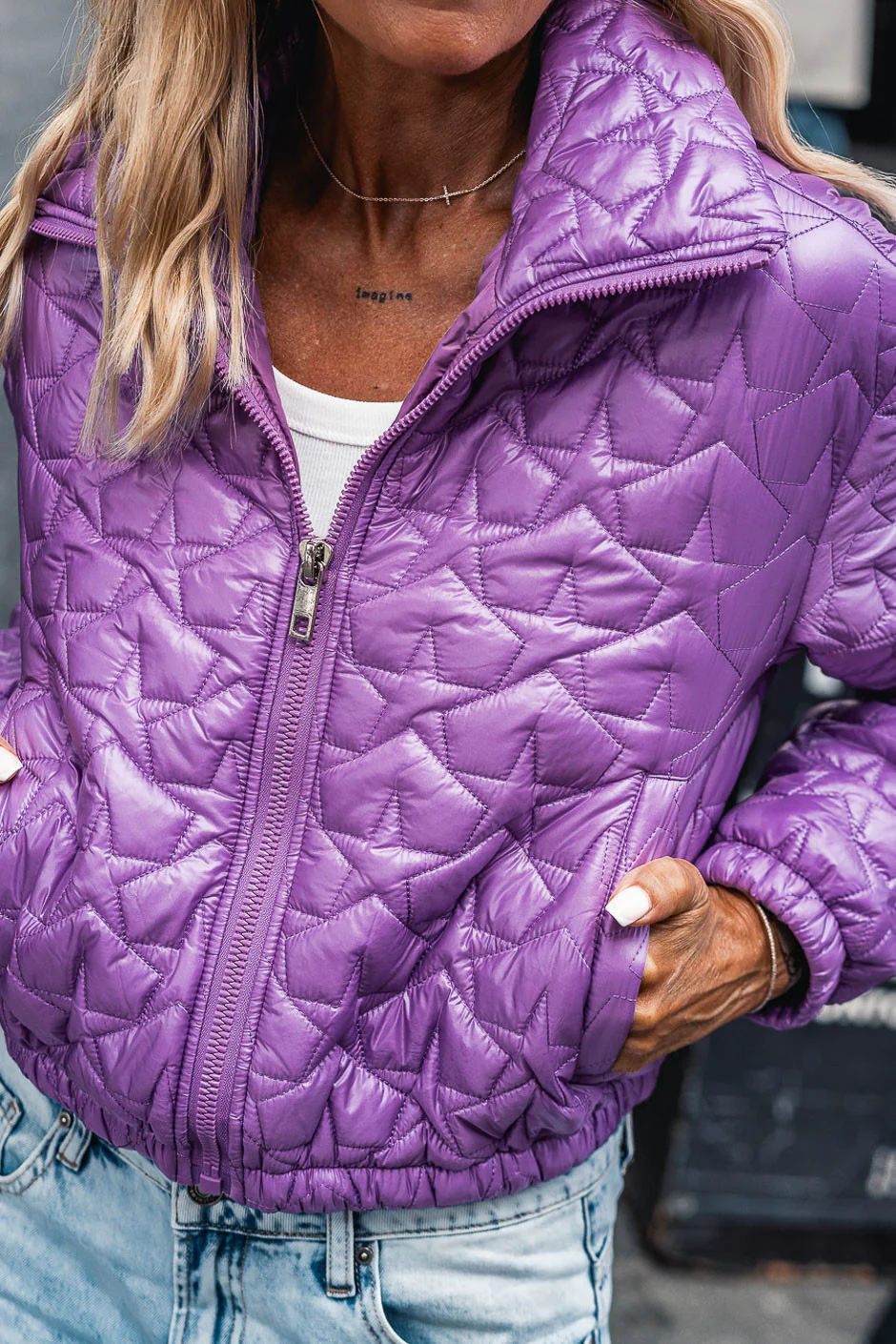 Doudoune Grungemama Yuna violet - Image 8