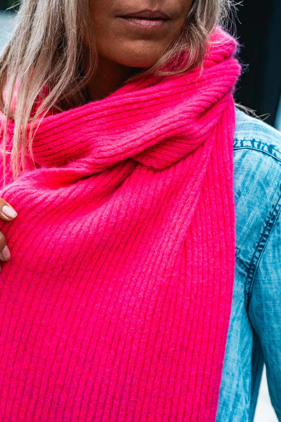 Echarpe Grungemama Lovely fuchsia - Image 2