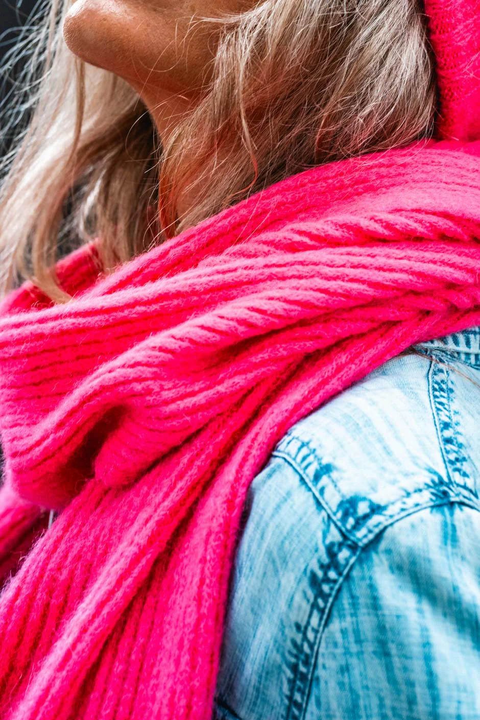 Echarpe Grungemama Lovely fuchsia - Image 3