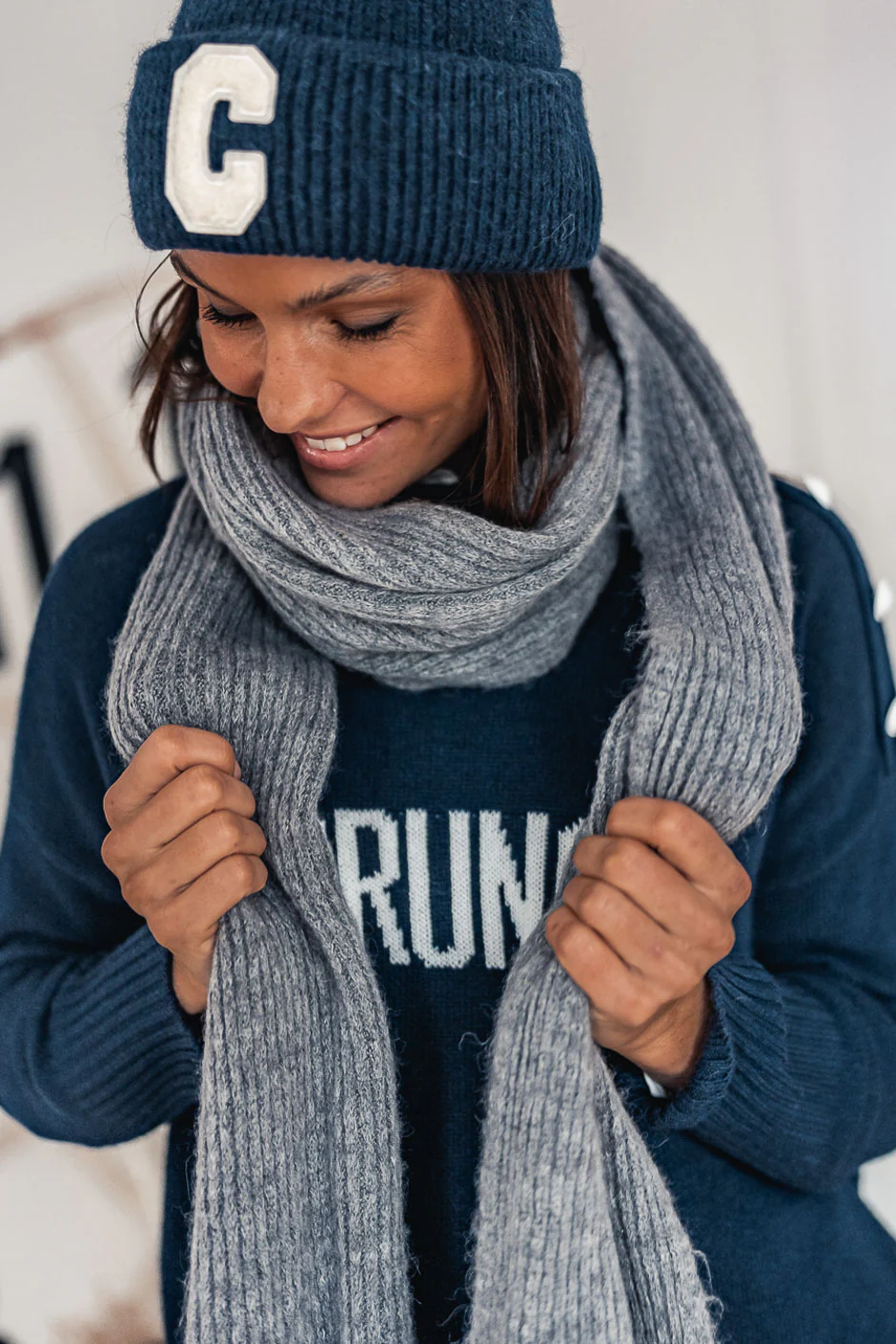 Echarpe Grungemama Lovely gris