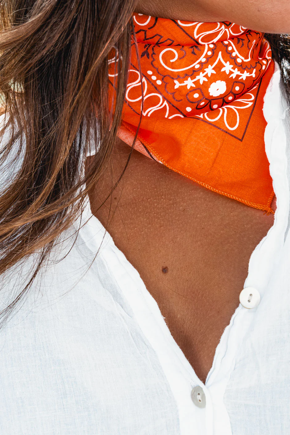 FOULARD ALOE ORANGE - Image 2