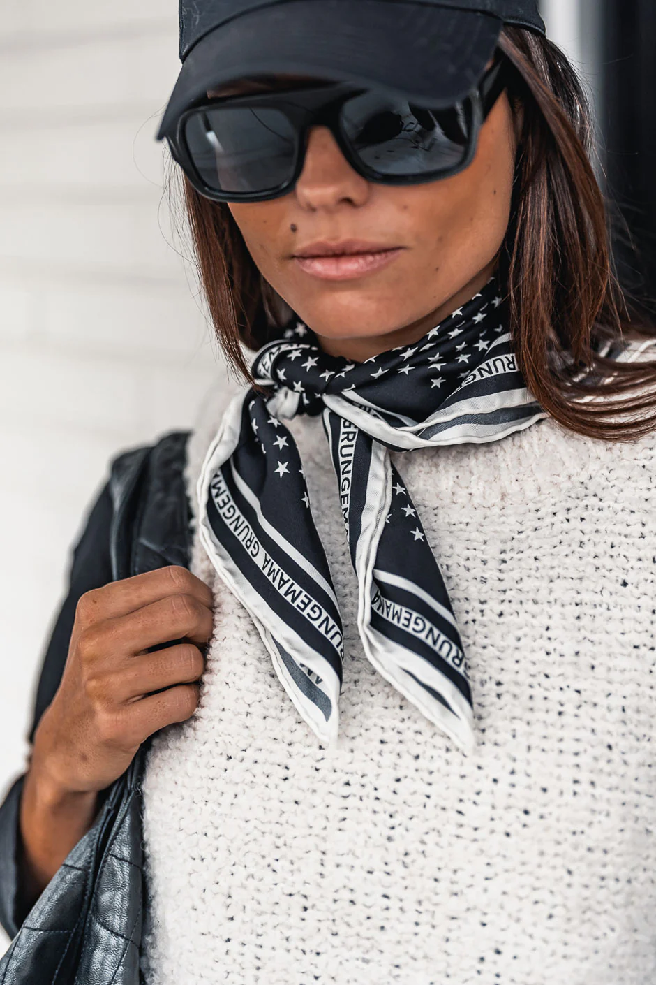 Foulard Grungemama Big Star noir