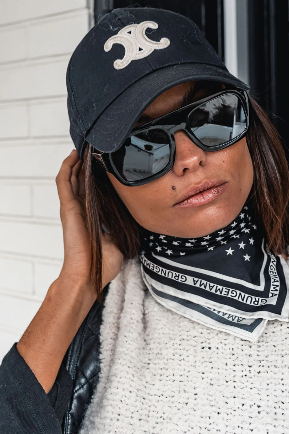 Foulard Grungemama Big Star noir - Image 2