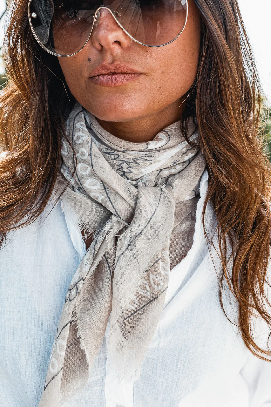 FOULARD MANA BEIGE - Image 2