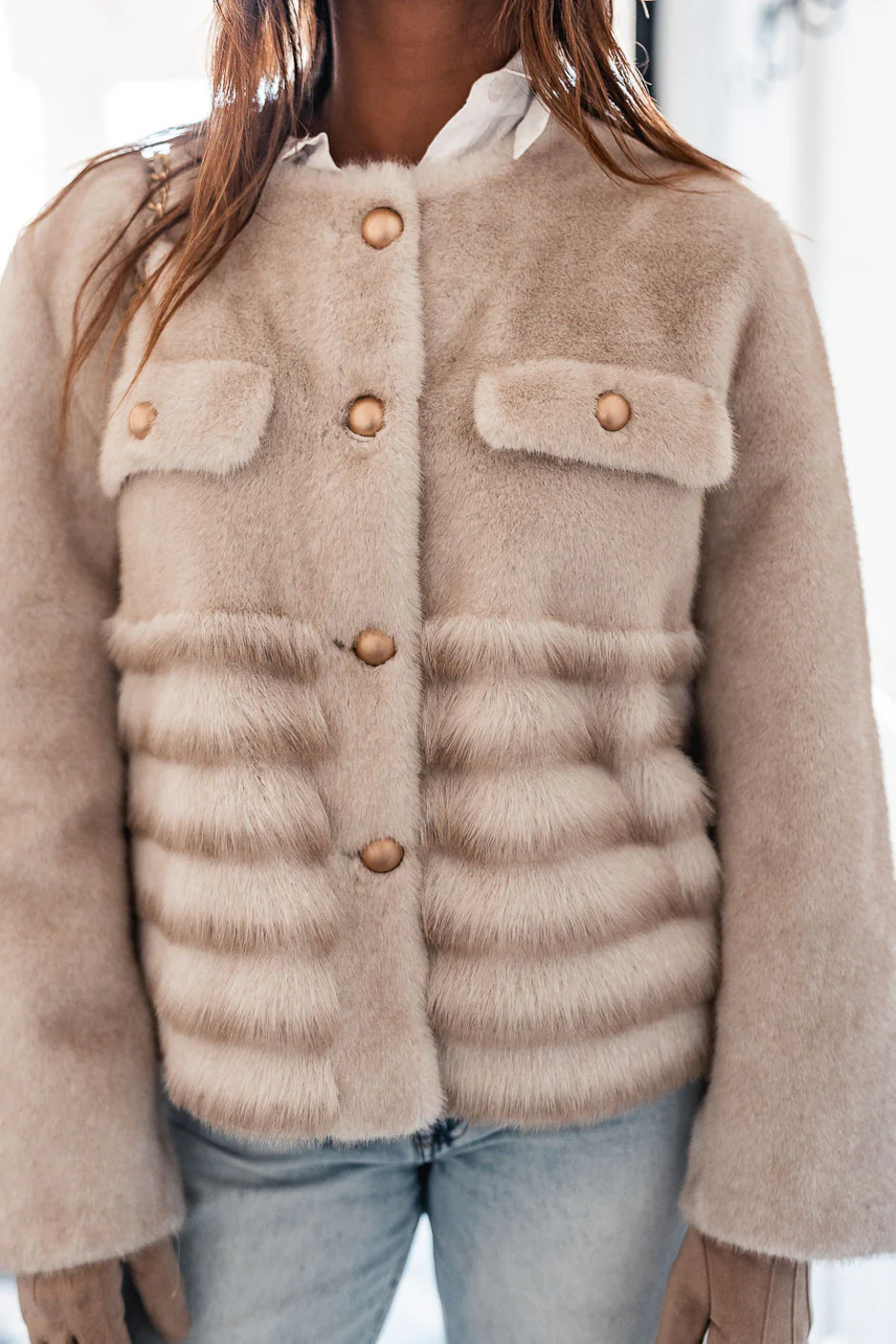 Fourrure Grungemama Sienne beige - Image 2