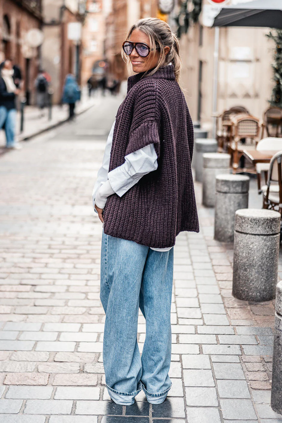 Gilet Banditas Spike bordeaux - Image 3