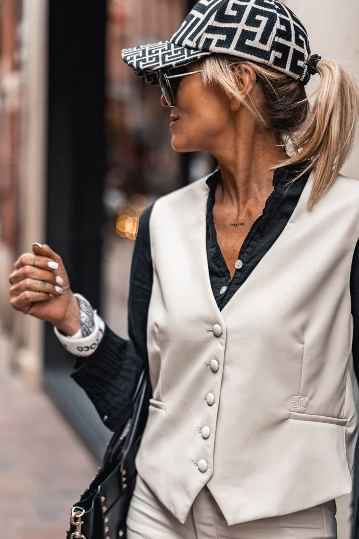 GILET DELIA ECRU