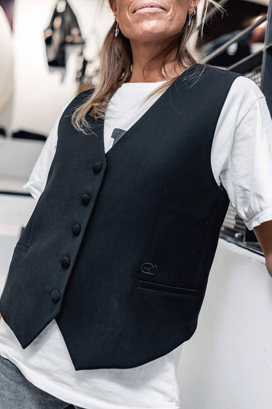 GILET CITTA NOIR