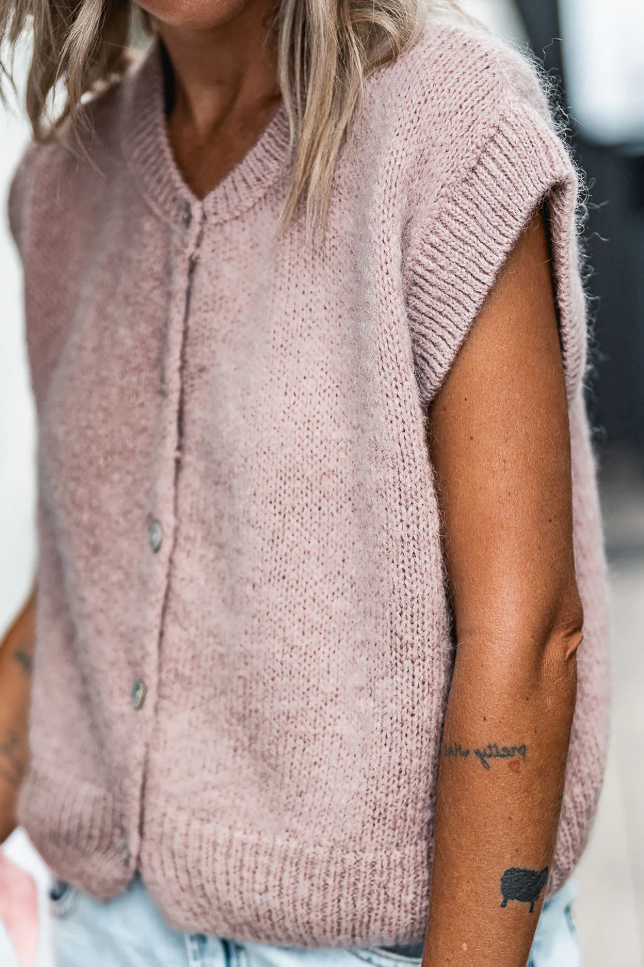 Pull Grungemama Loanne rose - Image 6