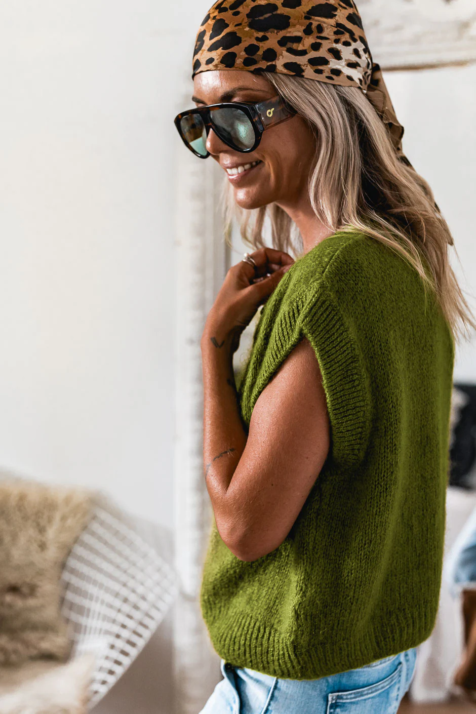 Pull Grungemama Loanne vert - Image 2