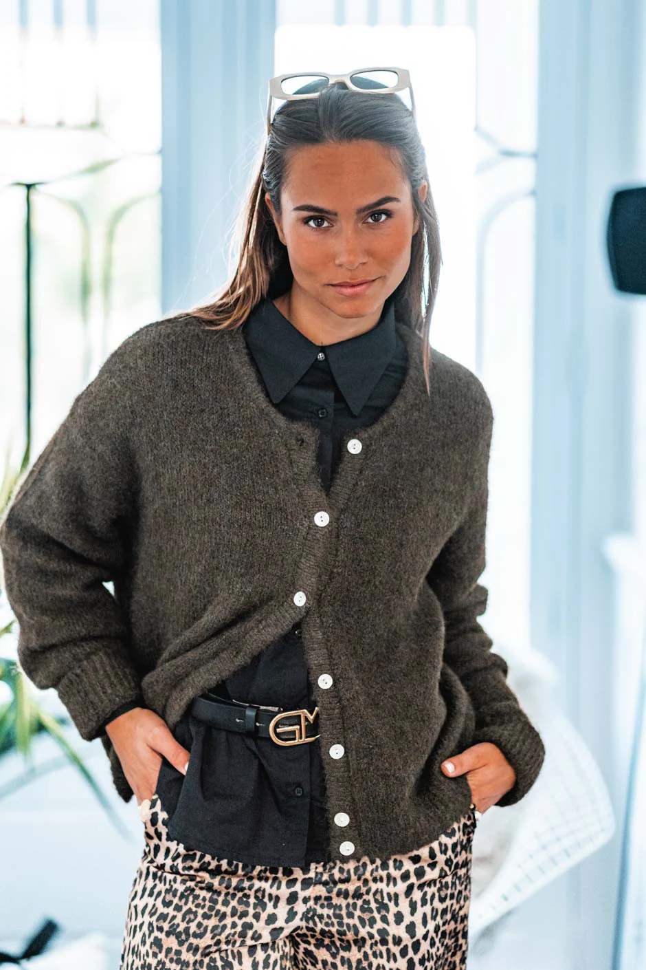 Gilet Jilly kaki - Image 6