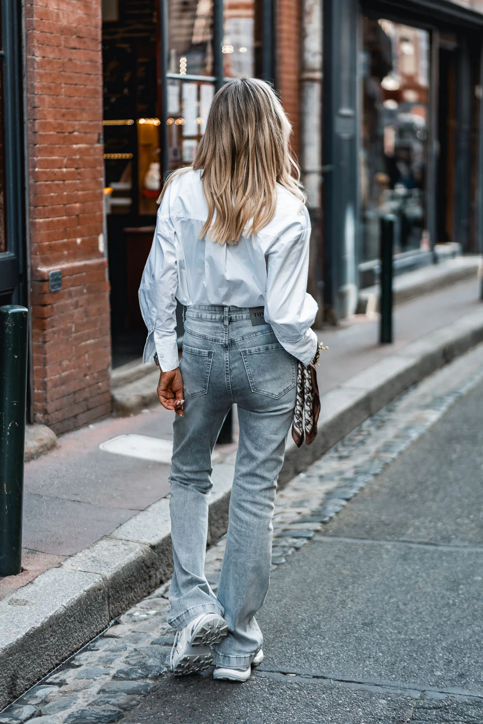 Jeans Bond gris - Image 2