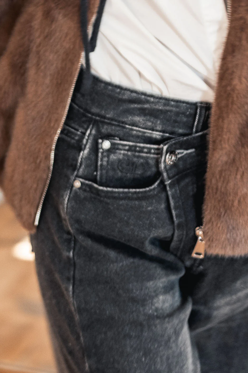 Jeans Grungemama Aaron noir - Image 2