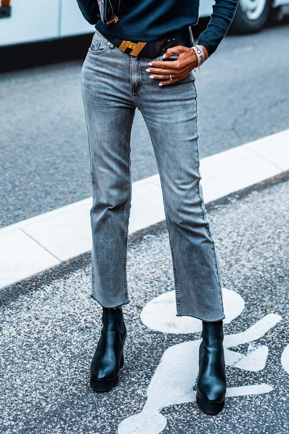 Jeans Grungemama Alexander gris - Image 10