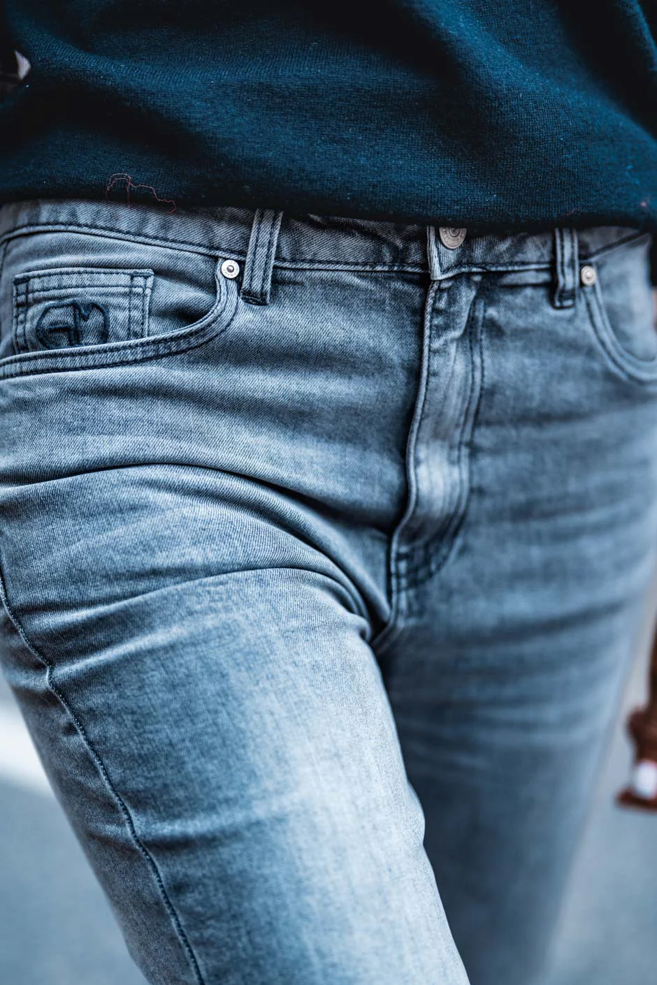 Jeans Grungemama Alexander gris - Image 5