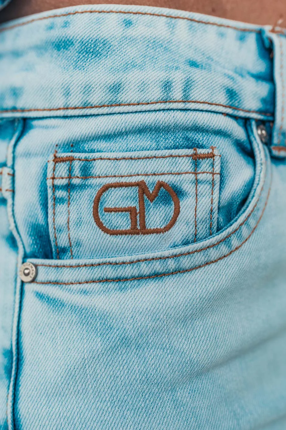Jeans Grungemama Brandon bleu - Image 4