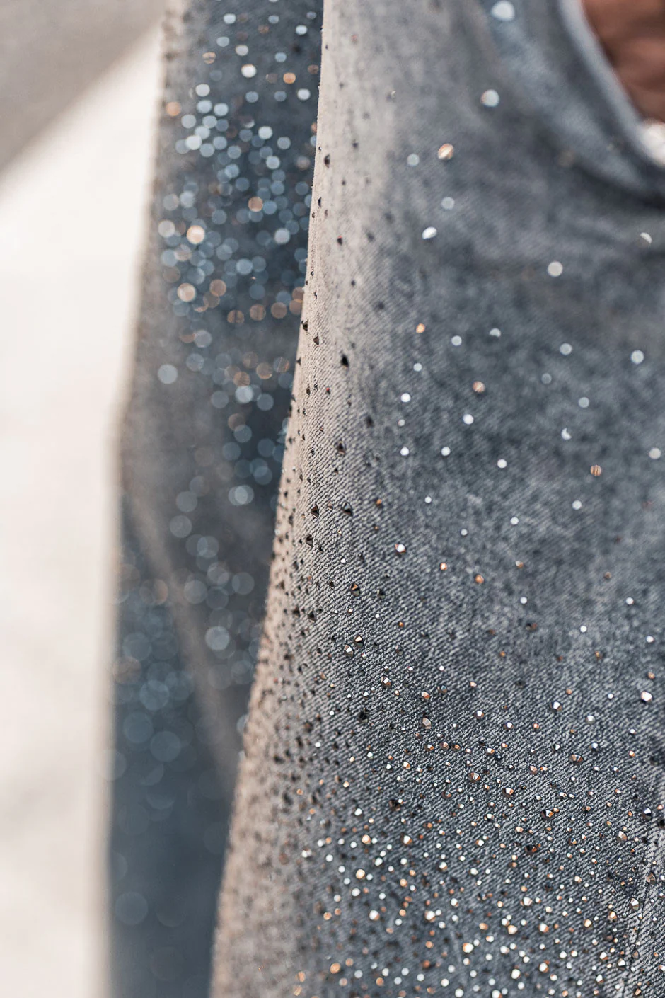 Jeans Grungemama Diamond gris - Image 6