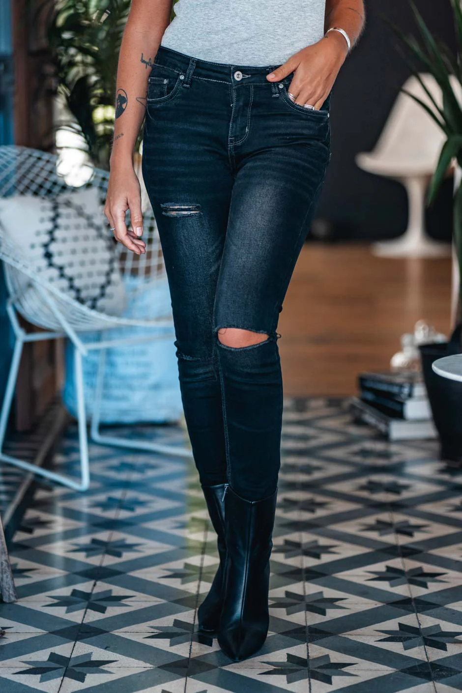 JEANS HOLE ANTHRACITE - Image 2