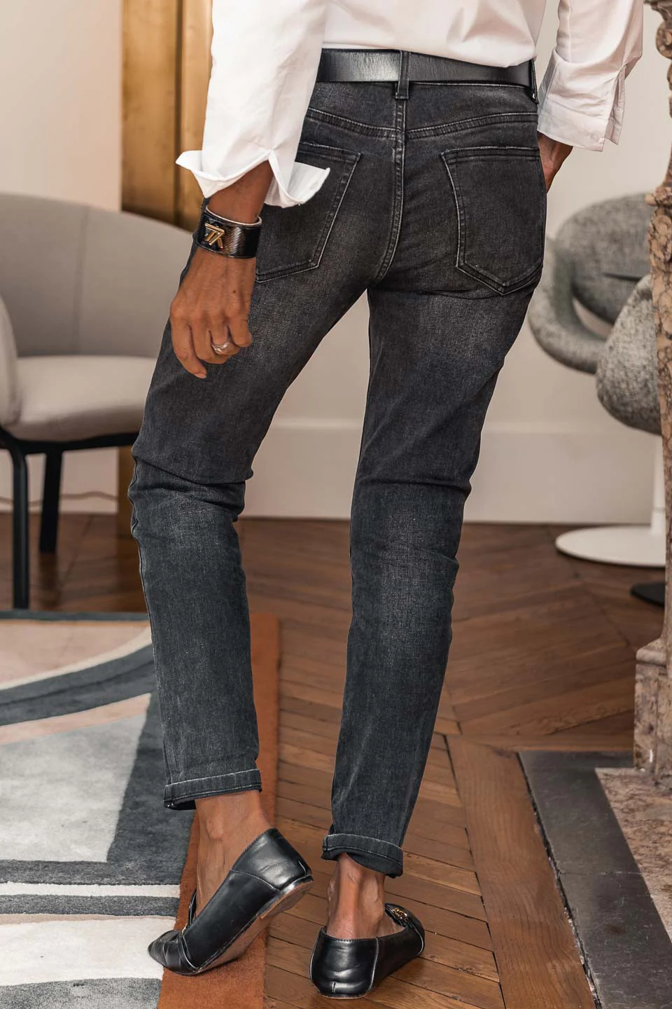 JEANS GRUNGEMAMA RELAX AUSTINanthracite - Image 3