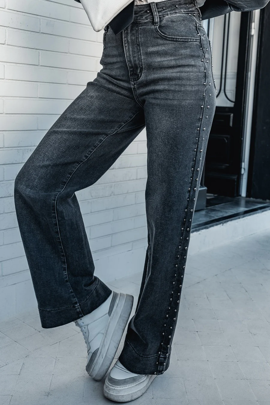 Jeans Pearl noir - Image 6