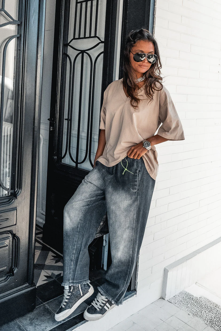 JEANS WINDSOR GRIS