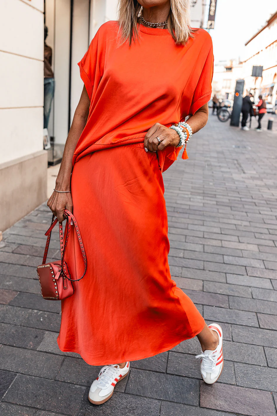 JUPE FAUSTINE ORANGE - Image 3
