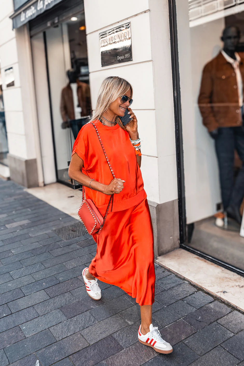 JUPE FAUSTINE ORANGE - Image 4