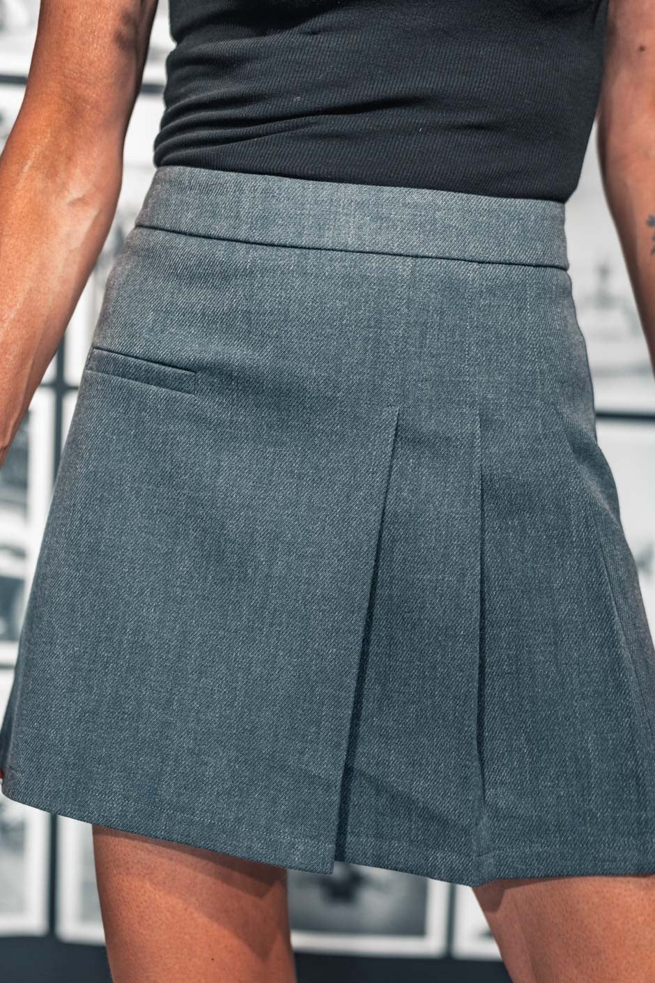 Jupe Jelissa gris