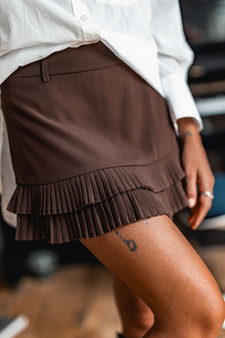 Jupe Miuni brown - Image 2