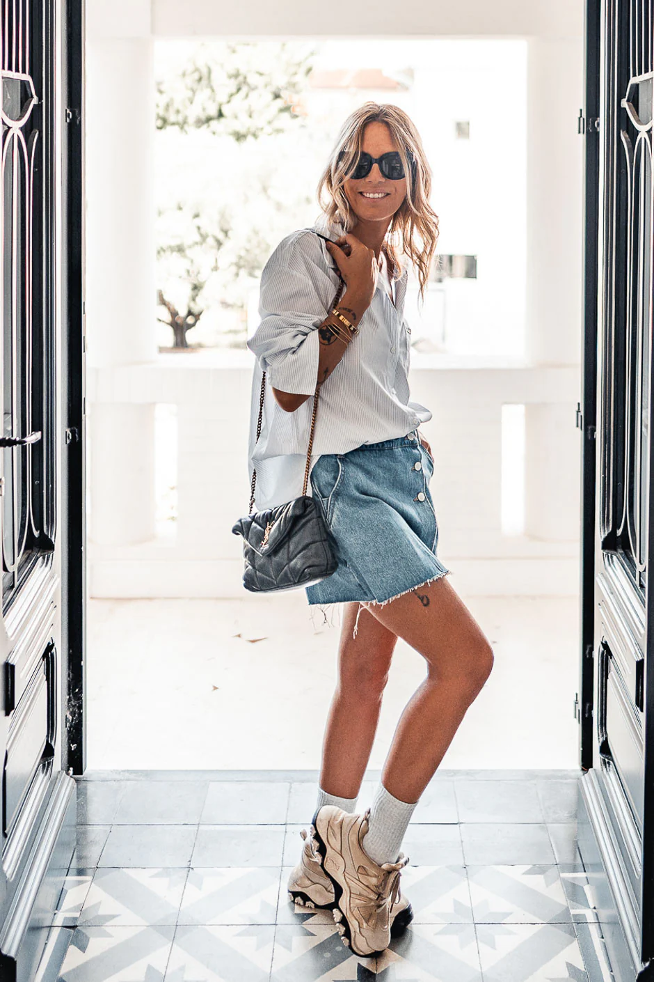 Jupe-short Tucson bleu - Image 3