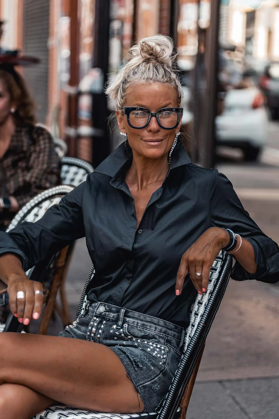 Lunettes Grungemama Holly translucide noir - Image 4