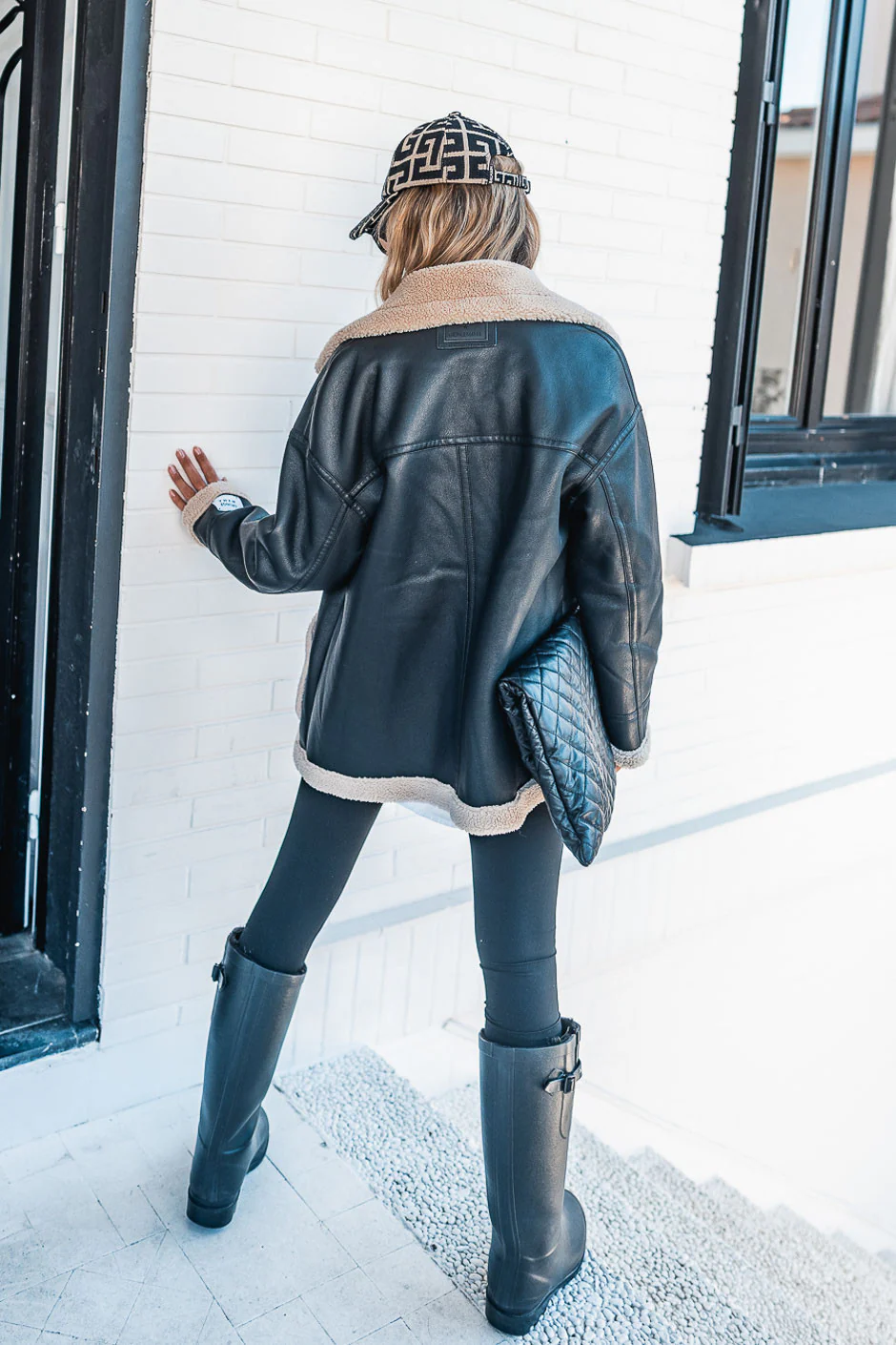 Manteau aviateur Grungemama Flighter noir - Image 3