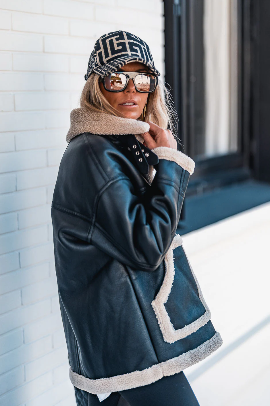 Manteau aviateur Grungemama Flighter noir - Image 6