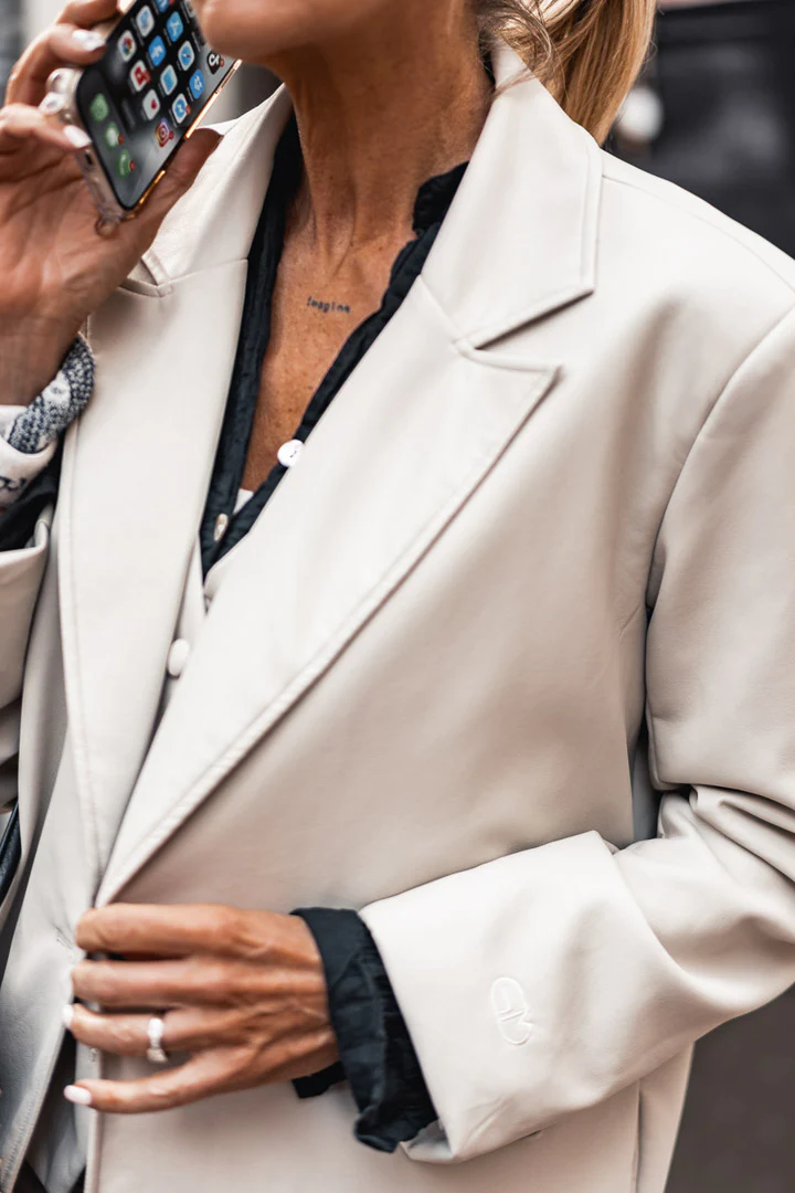 MANTEAU DELIA ECRU - Image 4