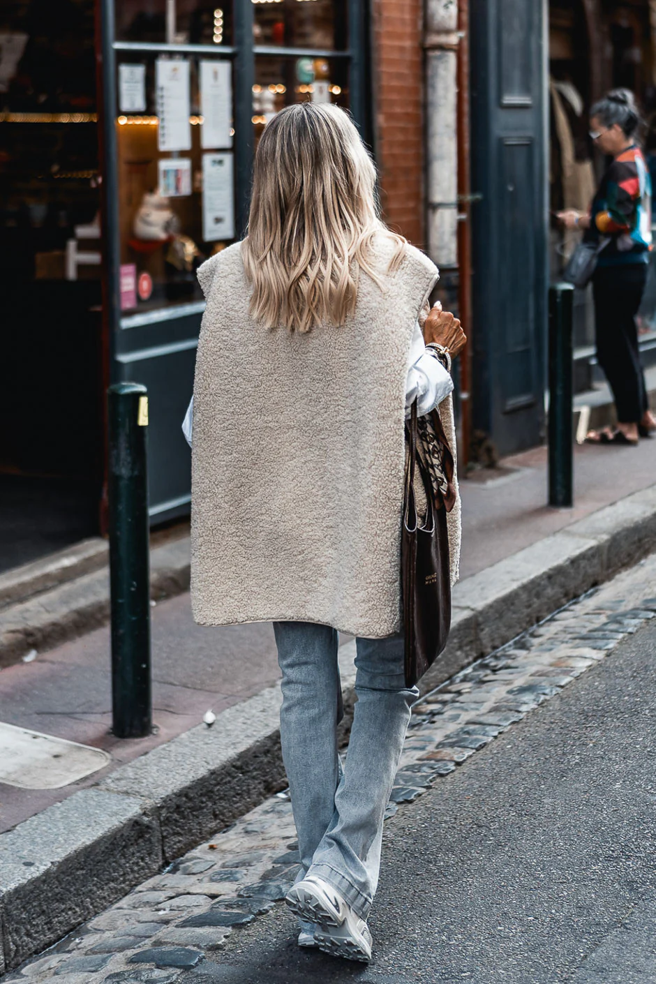 MANTEAU ACELIA ECRU - Image 5