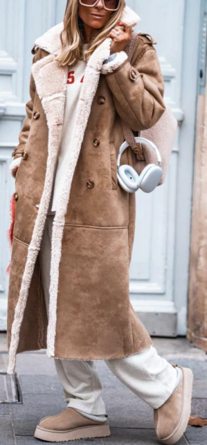 Manteau Grungemama Hoonie beige - Image 10