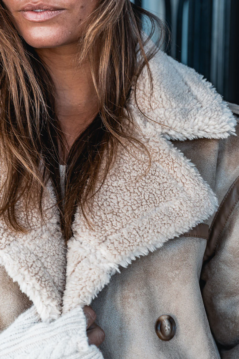 Manteau Grungemama Hoonie beige - Image 2