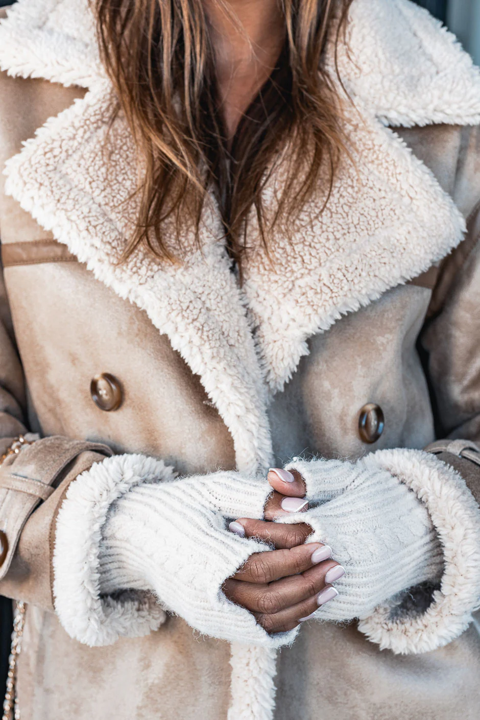 Manteau Grungemama Hoonie beige - Image 3