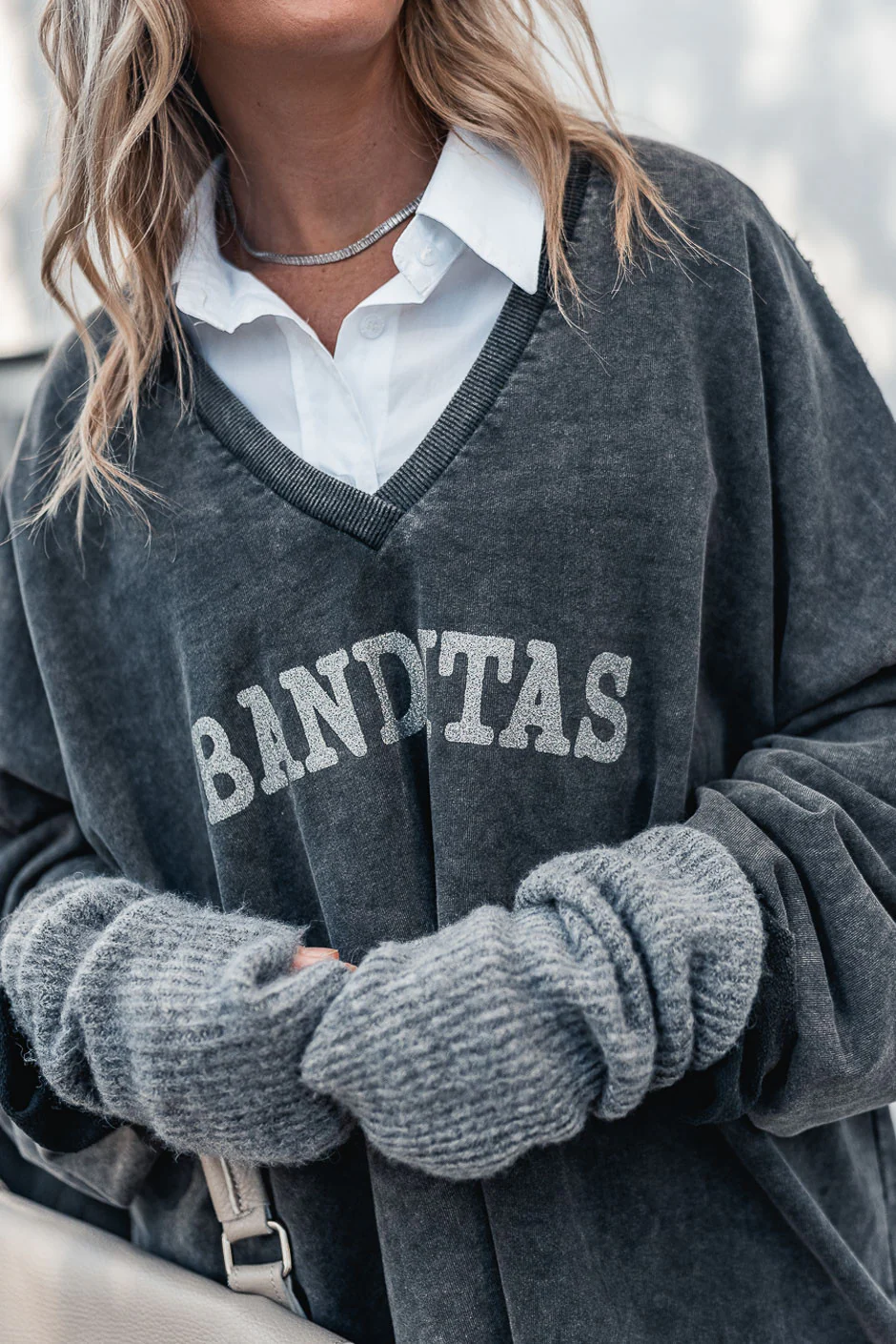 Mitaines Grungemama Lovely gris - Image 2