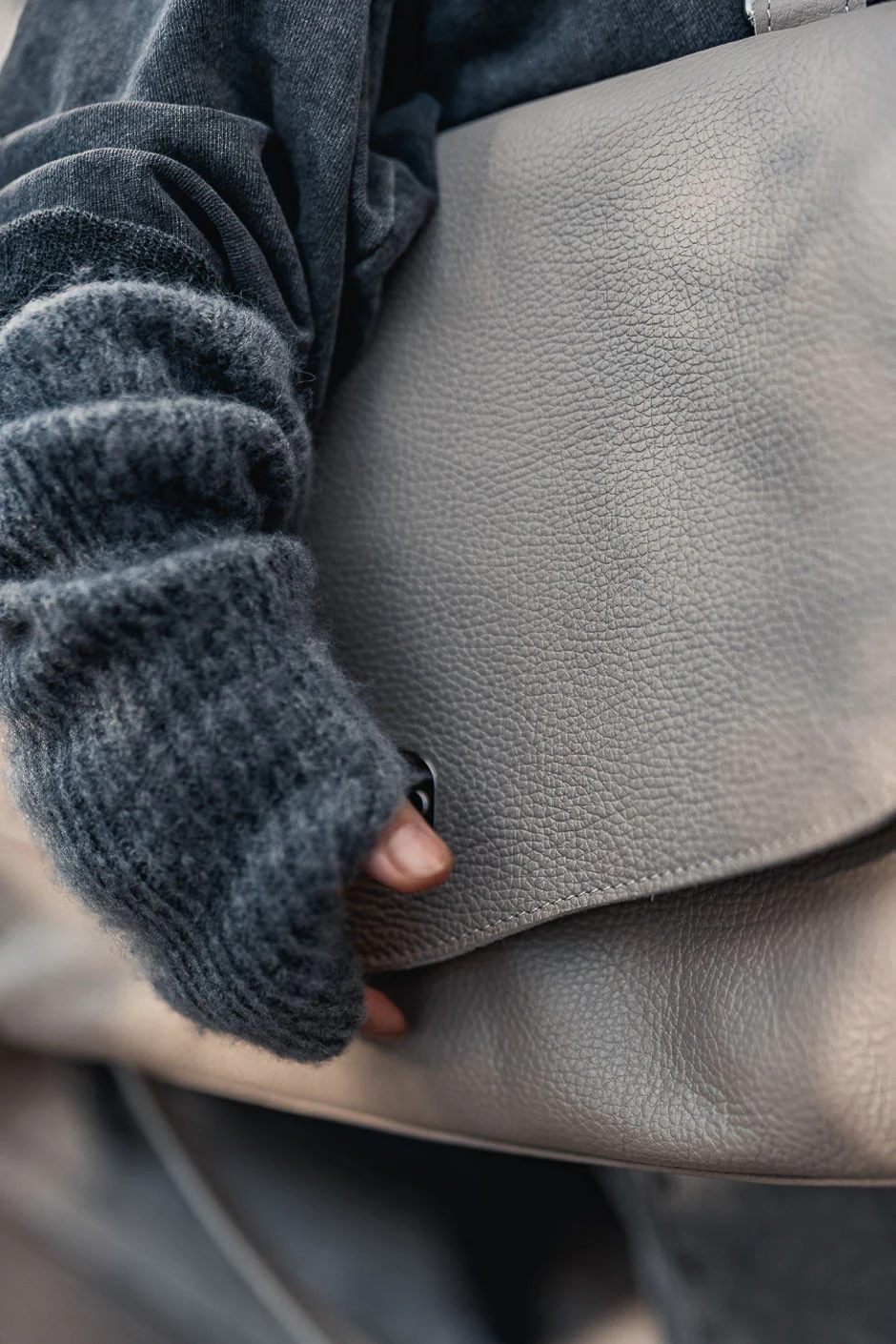 Mitaines Grungemama Lovely gris - Image 3