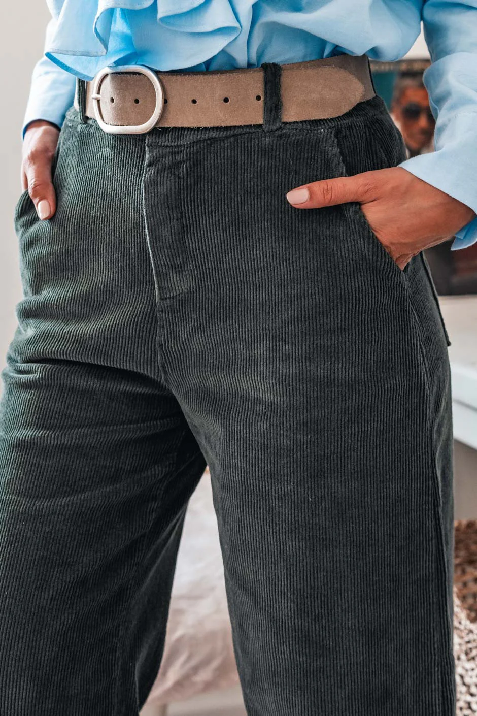 Pantalon Eliott kaki - Image 5