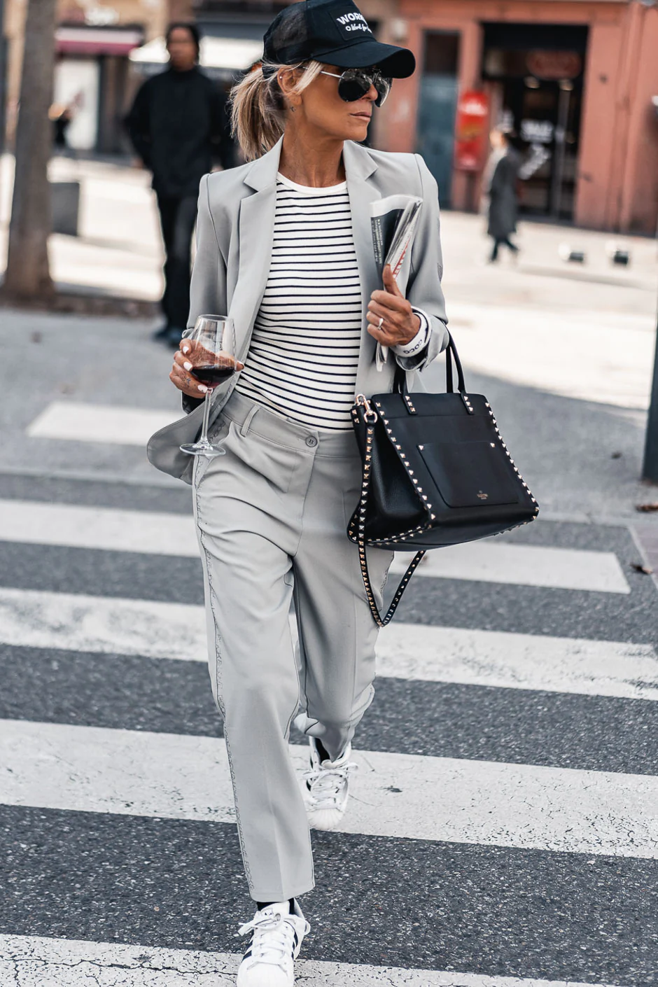 PANTALON GLAM GRIS PERLE - Image 4