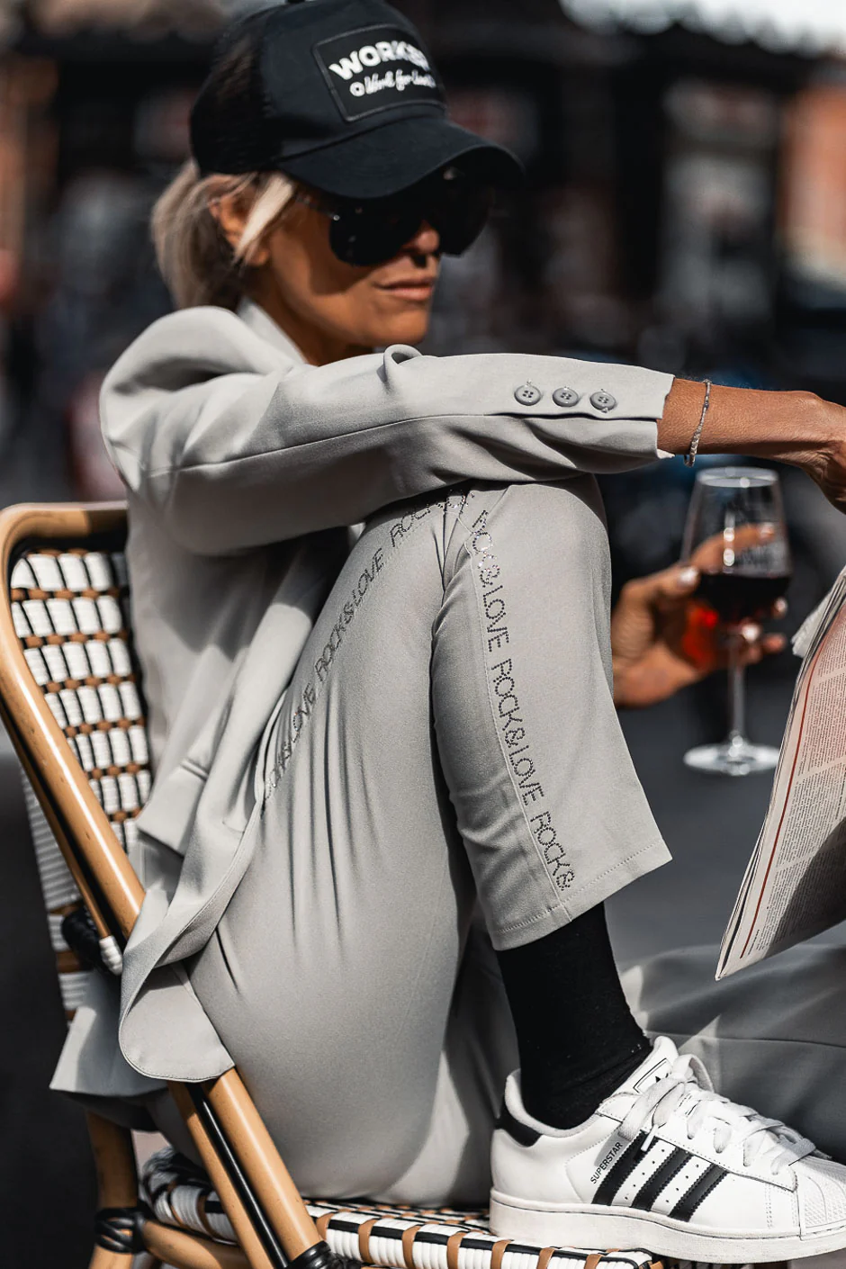 PANTALON GLAM GRIS PERLE - Image 5