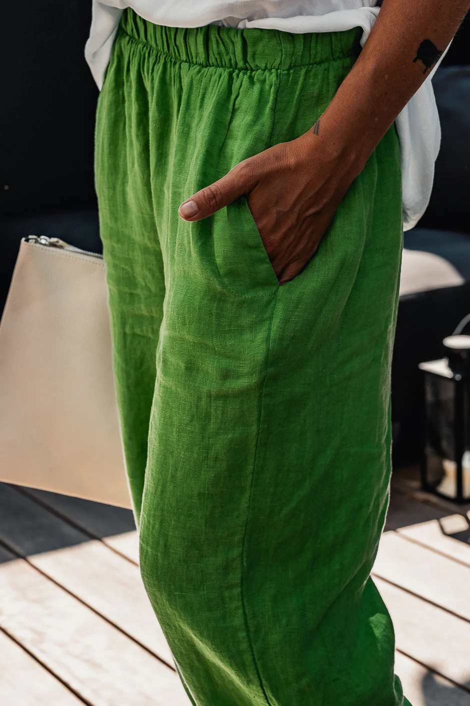 Pantalon Grungemama Carson vert - Image 2
