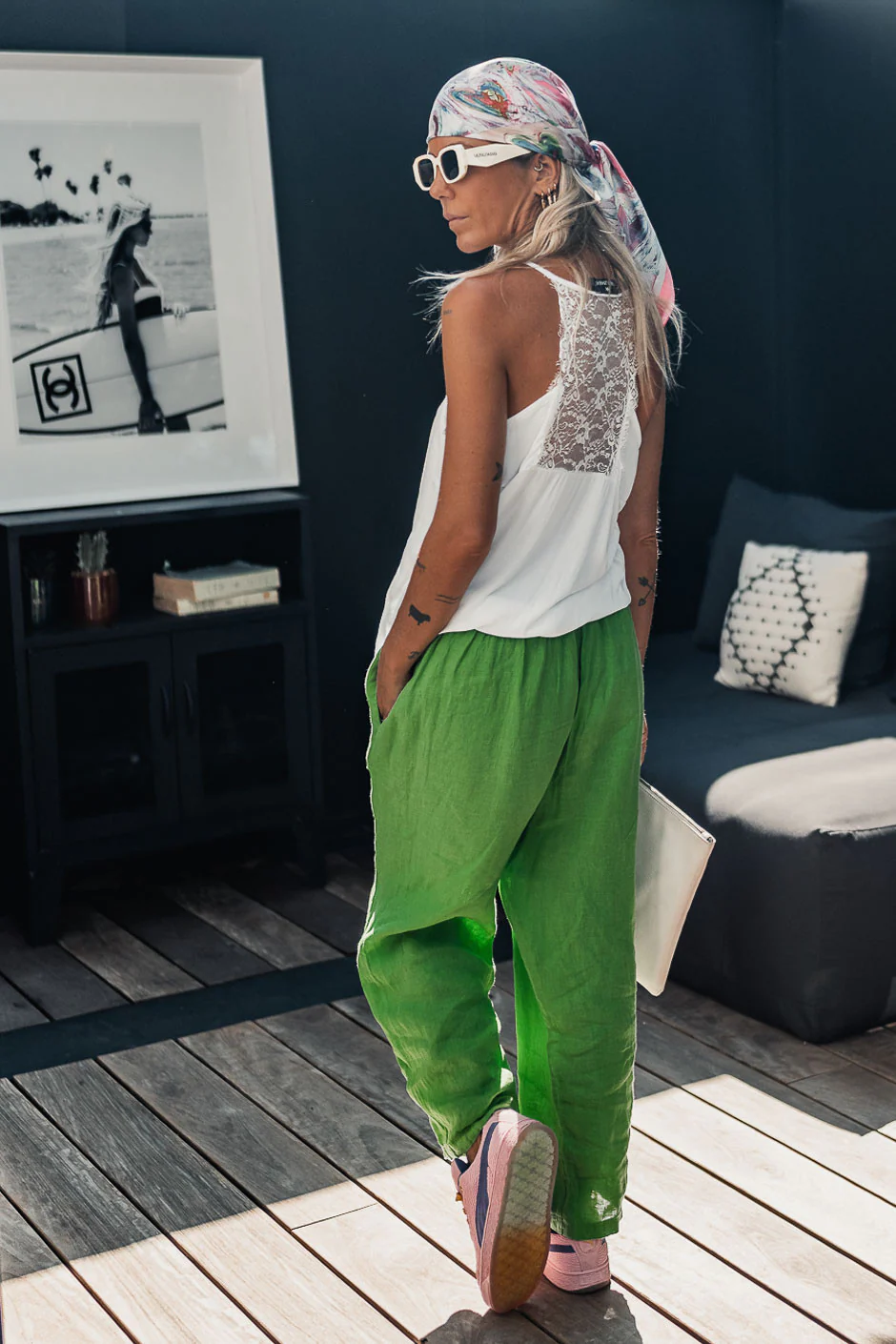 Pantalon Grungemama Carson vert - Image 3