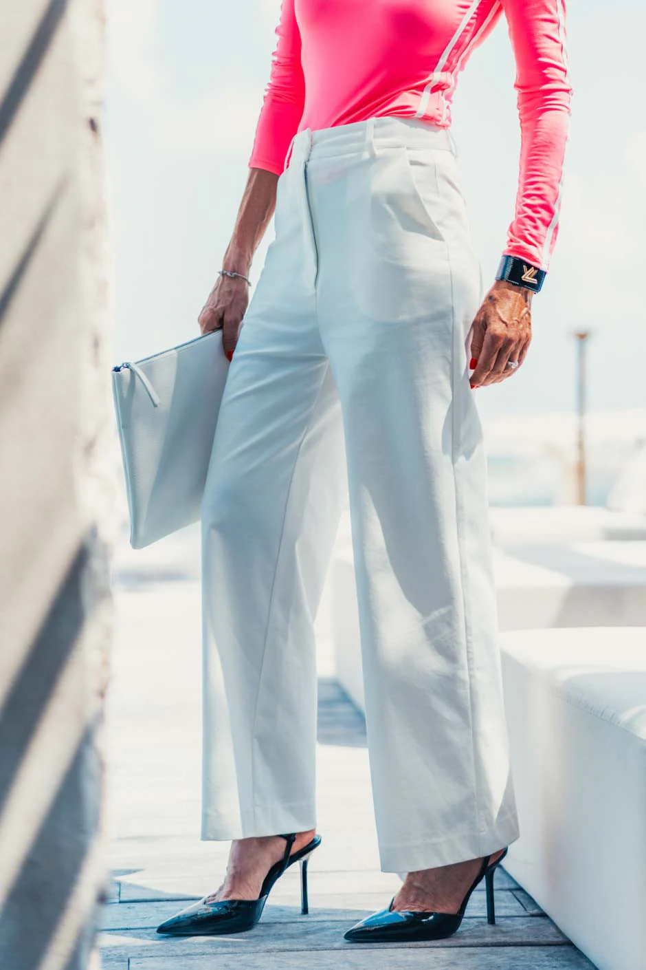 Pantalon Grungemama Charliza blanc - Image 4