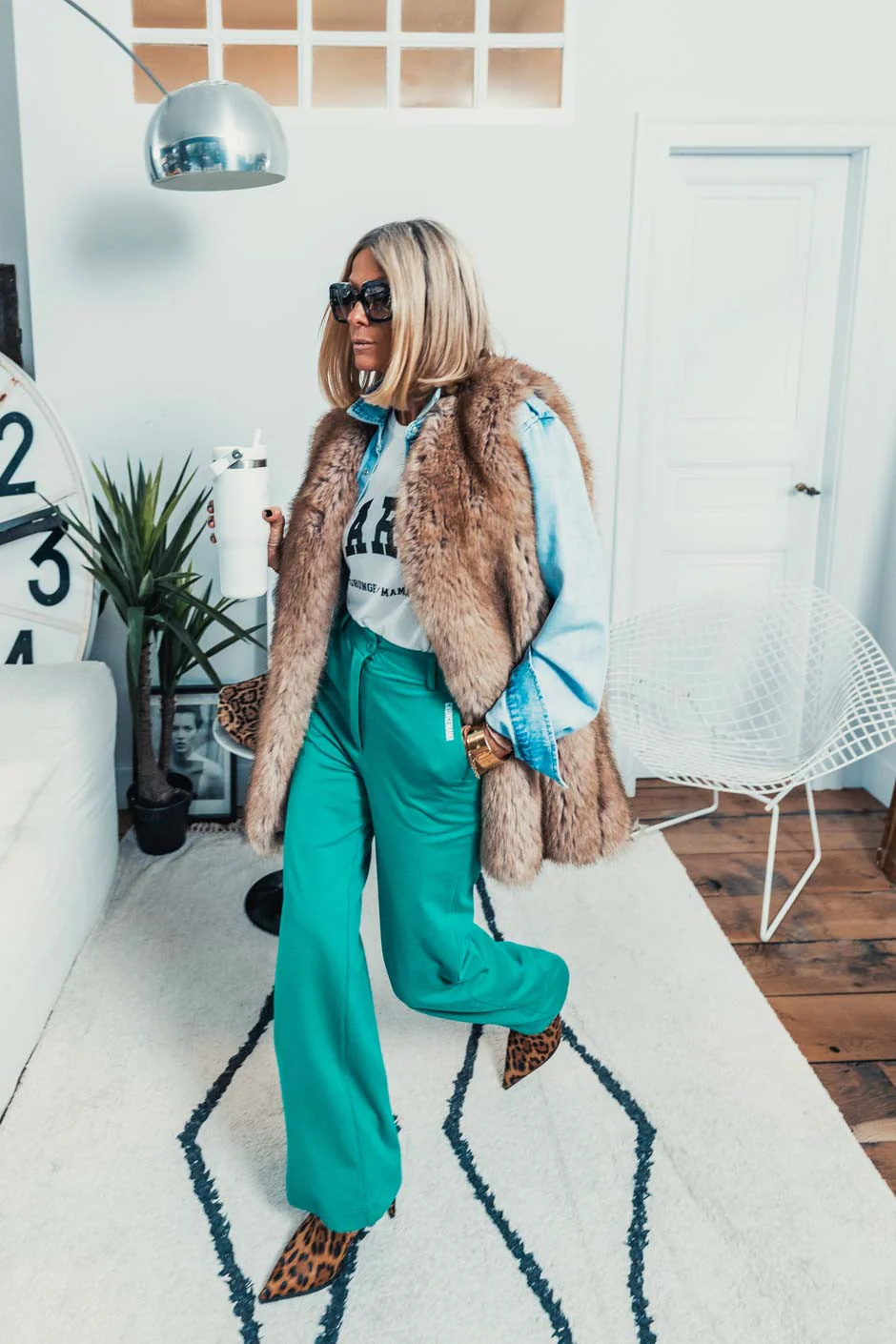 Pantalon Grungemama Charlize vert - Image 3