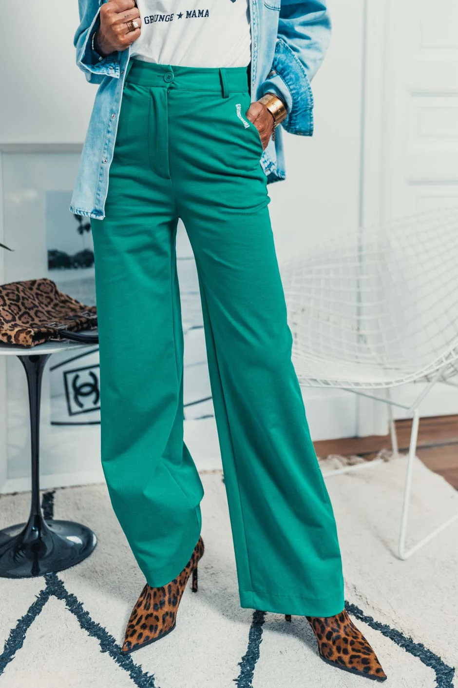 Pantalon Grungemama Charlize vert - Image 4